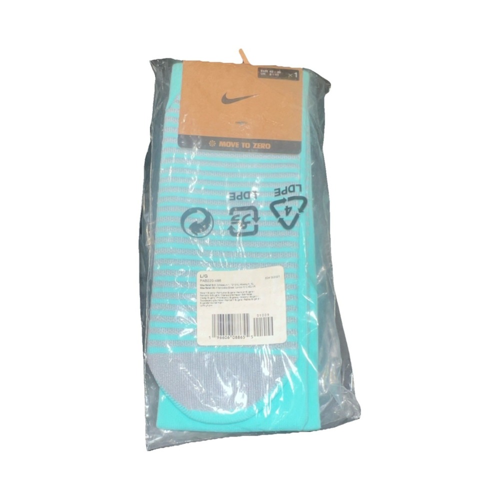 2N16/ Nike Barça Long Sleeve Soccer Socks Light Blue Size L/G Athletic